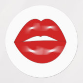 Lips vrijgezellenfeest labels (Design 2)