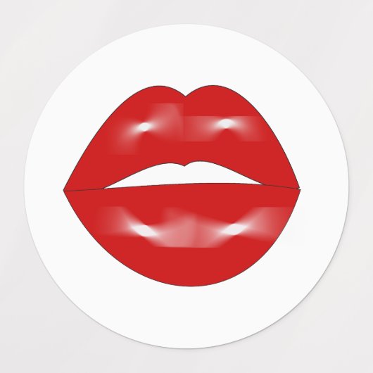 Lips vrijgezellenfeest labels (Design 2)