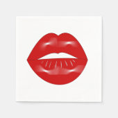 Lips vrijgezellenfeest servet (Voorkant)