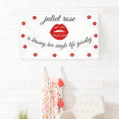 Lips vrijgezellenfeest spandoek (Insitu)