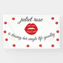 Lips vrijgezellenfeest spandoek