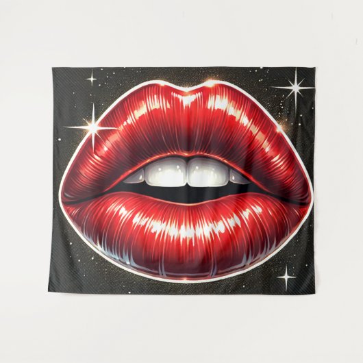 Lips Wandkleed (Voorkant (horizontaal))