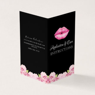 Lipsense Application Instructions Booklet Visitekaartje