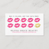 Lipsense Beauty Rewards-kaart Klantenkaartje (Voorkant)