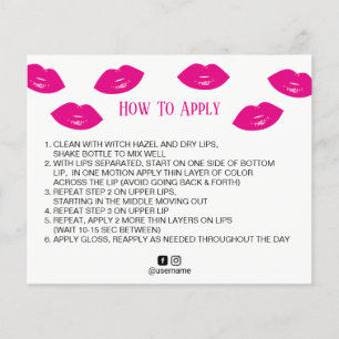 Lipsense-distributeerder Hot Pink Lippen Hoe aan t Flyer