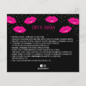 LipSense-distributeur Hot Pink Lippen Hoe aan te b Flyer (Achterkant)