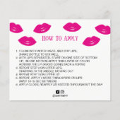 Lipsense Distributor Hot-roze lips Hoe past u deze Flyer (Voorkant)