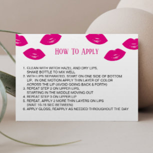Lipsense Distributor Hot-roze lips Hoe past u deze Visitekaartjes