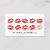 LipSense Distributor Red Lips Makeup Loyalty (Voorkant)