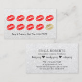 LipSense Distributor Red Lips Silver Loyalty (Voorkant / Achterkant)