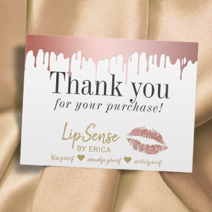 LipSense Distributor Roos Gold Driving Hartelijk d Briefkaart