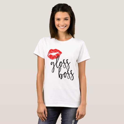 LipSense Gloss Boss T-shirt (Voorkant volledig)