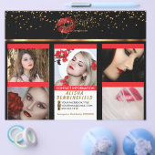 Lipsense Informatie - Driehoekige Rode Lippen Flyer (Enkel)