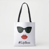 LipSense Lip Boss Tas met Kiss Red Lips (Voorkant)