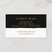 Lipsense rode glitter lippen op wit en zwart visitekaartje (Achterkant)