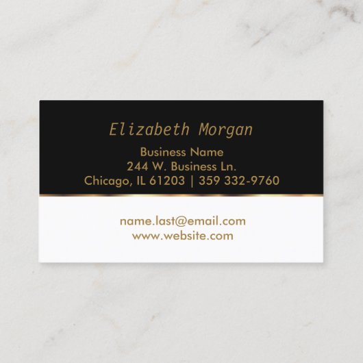 Lipsense rode glitter lippen op wit en zwart visitekaartje (Achterkant)