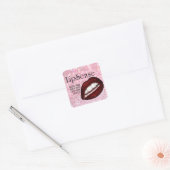 LipSense-Stickers Vierkante Sticker (Envelop)