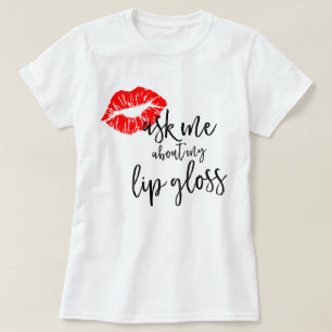 LipSense vraagt me naar mijn lipverlies T-shirt