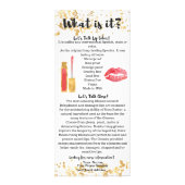 LipSense Wat is het? Reclamekaart (Voorkant)