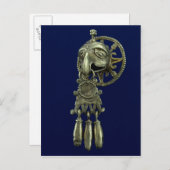 Lipstekker van de vogelgod briefkaart (Voorkant / Achterkant)