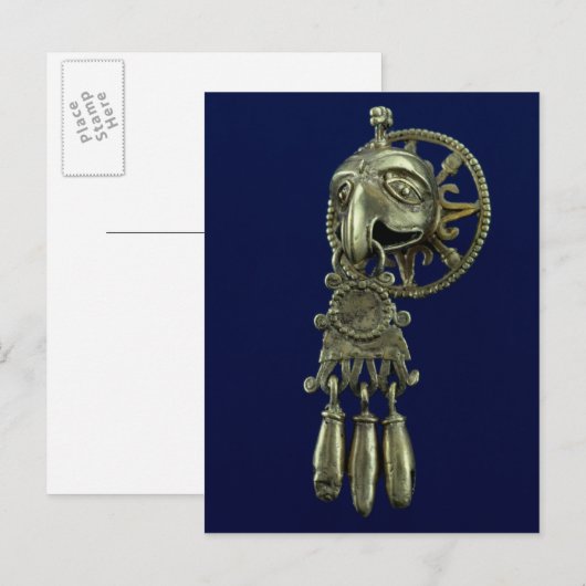 Lipstekker van de vogelgod briefkaart (Voorkant / Achterkant)