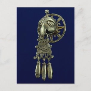 Lipstekker van de vogelgod briefkaart