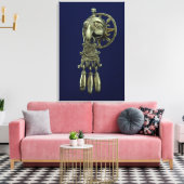Lipstekker van de vogelgod canvas afdruk (Insitu (Woonkamer))
