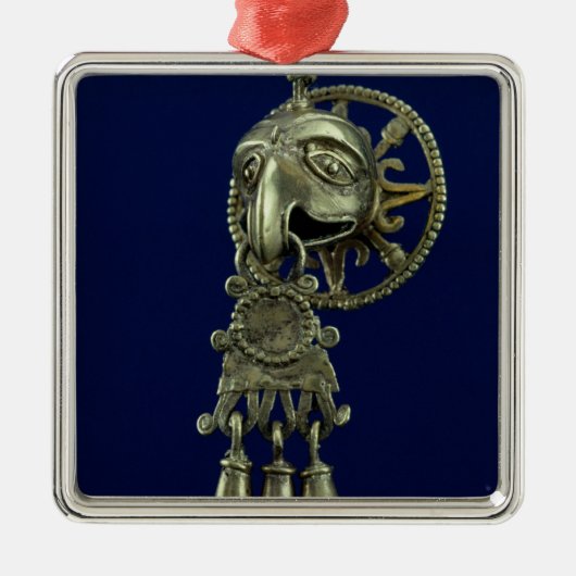 Lipstekker van de vogelgod metalen ornament (Voorkant)