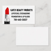 LIPSTICK AANGEPASTE VISITEKAARTJES (Voorkant / Achterkant)