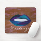 Lipstick Abstract | Girly Lips Kiss XOXO Diva Glam Muismat (Met muis)