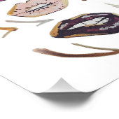 Lipstick afdrukken foto afdruk (Hoek)