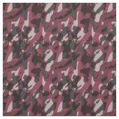 Lipstick and Dark Mauve camo abstract Stof (Swatch)
