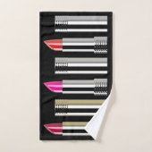 Lipstick Bad Handdoek (Handdoek)