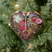 Lipstick Bloemen Hart Steampunk Serie