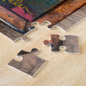 Lipstick Bloemen Hart Steampunk Serie Legpuzzel (Zijkant)