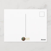 Lipstick Bloemen Hart Steampunk Series Briefkaart (Achterkant)