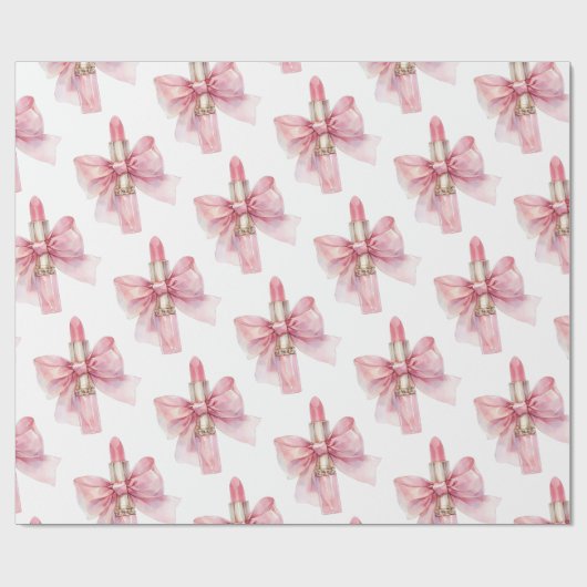 Lipstick Bow inpakpapier (Vlak)