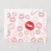 Lipstick Briefkaart (Voorkant / Achterkant)