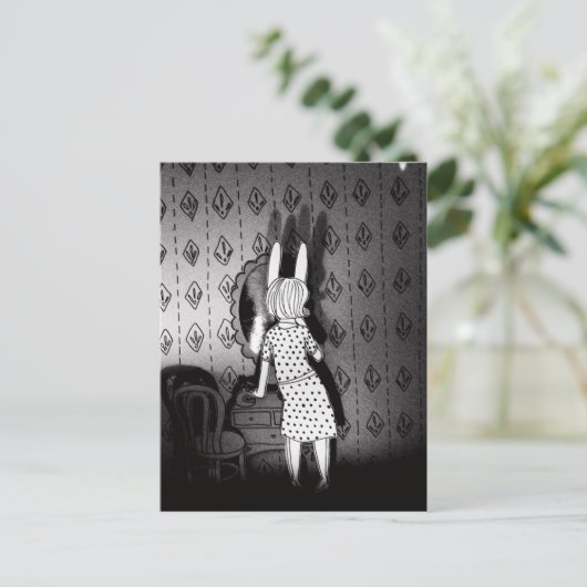 Lipstick Briefkaart (Staand voorkant)