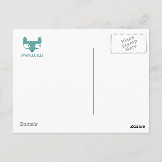 Lipstick Briefkaart (Achterkant)