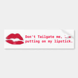 Lipstick Bumpersticker