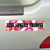 Lipstick Business Lipsense bumper sticker op maat (Op auto)