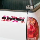 Lipstick Business Lipsense bumper sticker op maat (Op Truck)