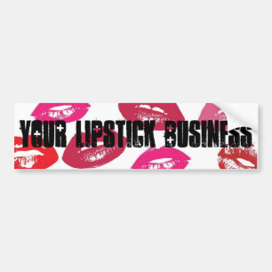 Lipstick Business Lipsense bumper sticker op maat