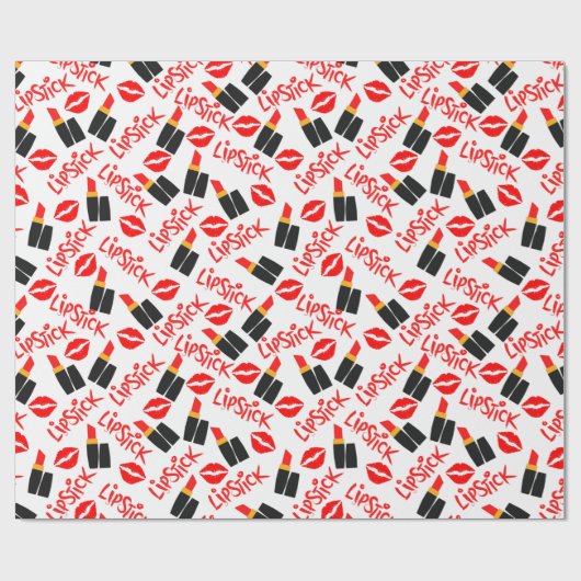 Lipstick Cadeaupapier (Vlak)
