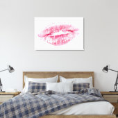 Lipstick Canvas Afdruk (Insitu (Slaapkamer))