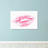 Lipstick Canvas Afdruk (Insitu (Houten vloer))