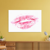 Lipstick Canvas Afdruk (Insitu (Woonkamer))