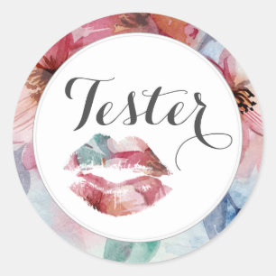 Lipstick Distributeur Product Tester Watercolor Li Ronde Sticker