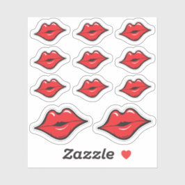 Lipstick Distributeur Red Kiss Kissing Lips Planne Sticker